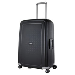 Samsonite S-Cure 4-Wheel 69cm Medium Suitcase, Black